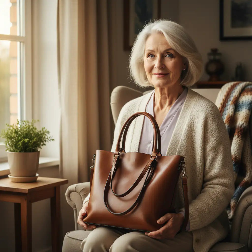 Gertrud | Bolso de Hombro Vintage con Solapa
