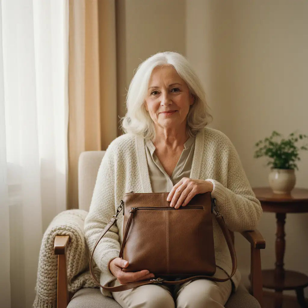 Lena | Bolso Lateral Retro con Cremallera