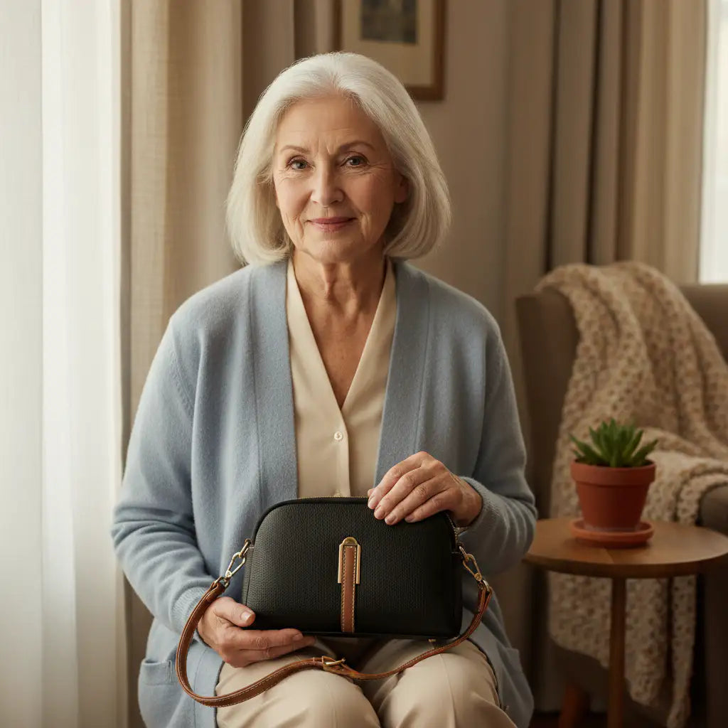 Mila | Bolso Cruzado con Grabado Lichi