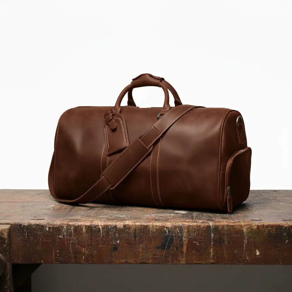Montgomery | Bolso de Viaje de Piel con Gran Capacidad