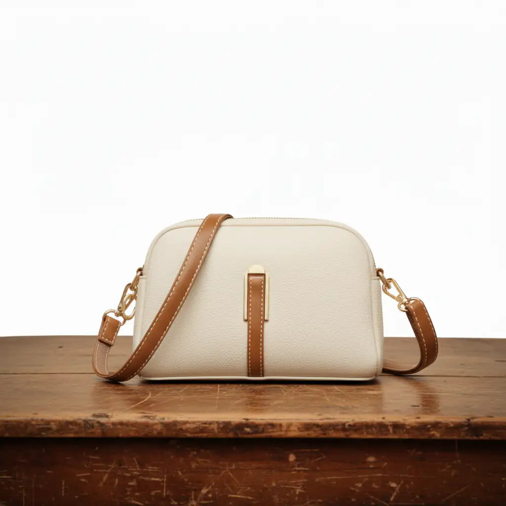 Mila | Bolso Cruzado con Grabado Lichi