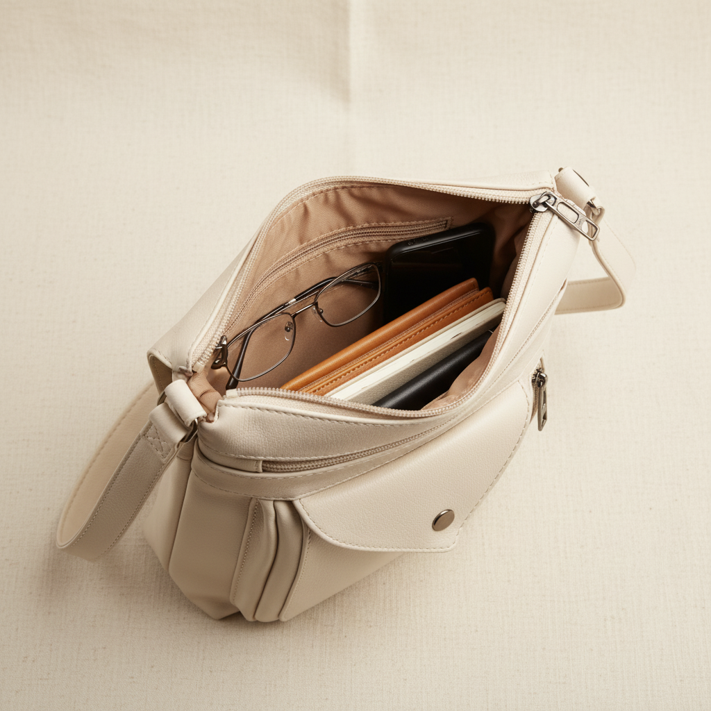 Clara Vintage Bolso bandolera – bolso retro elegante y atemporal