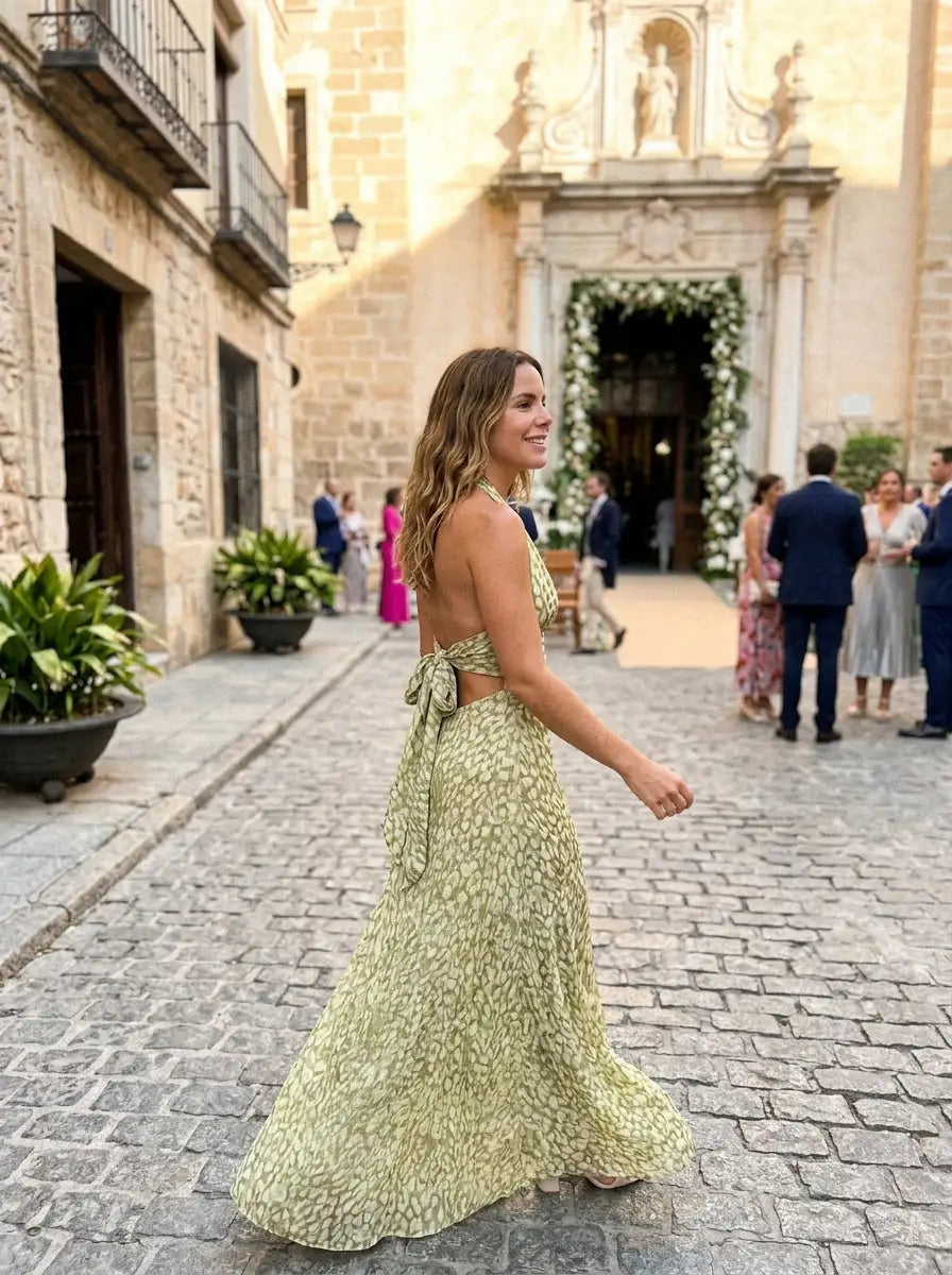 Anouk | Vestido Maxi · Escote en V