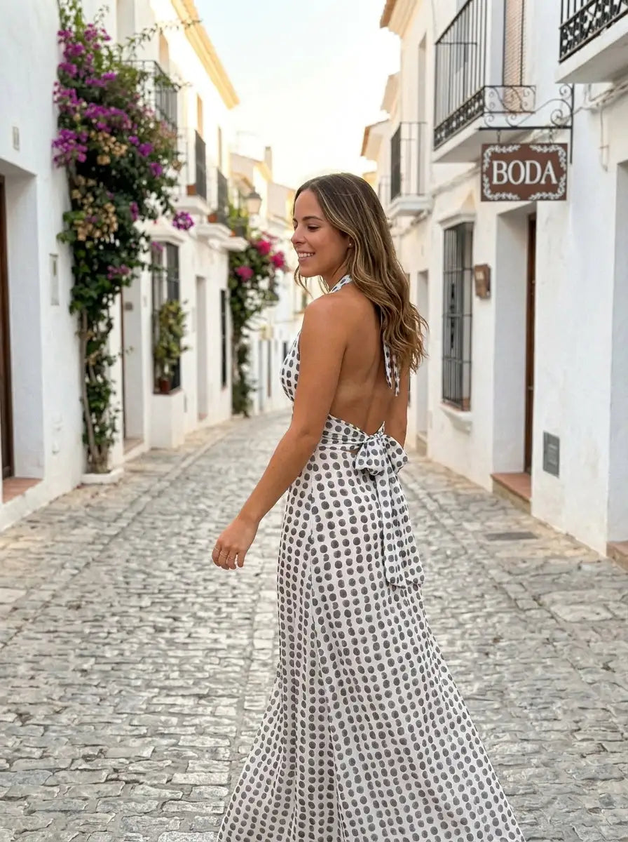 Anouk | Vestido Maxi · Escote en V