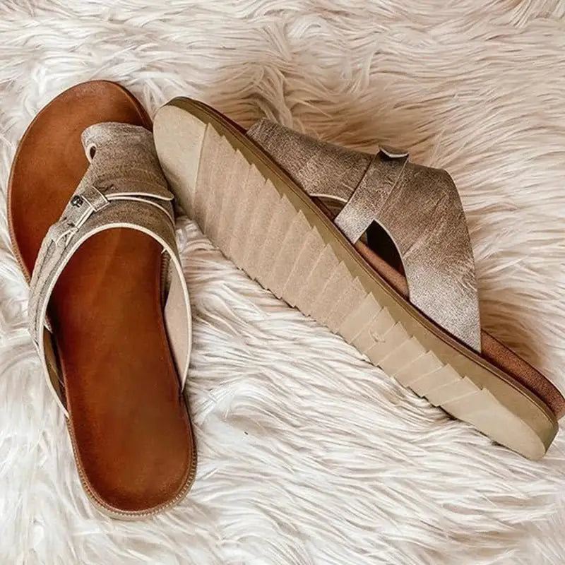 Delia | Sandalias de Confort con Plantilla Anatómica