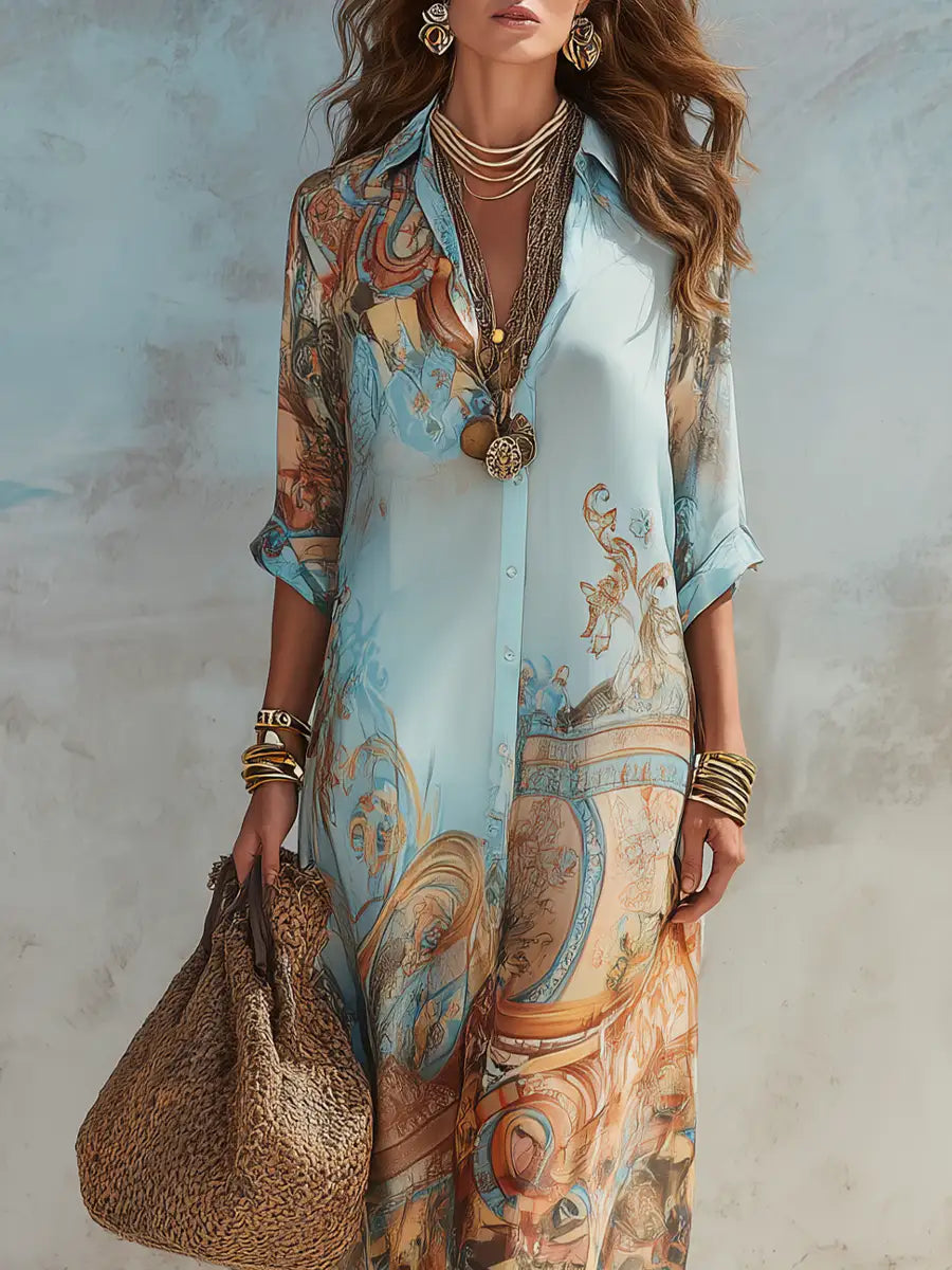 LANIA | Vestido maxi de verano