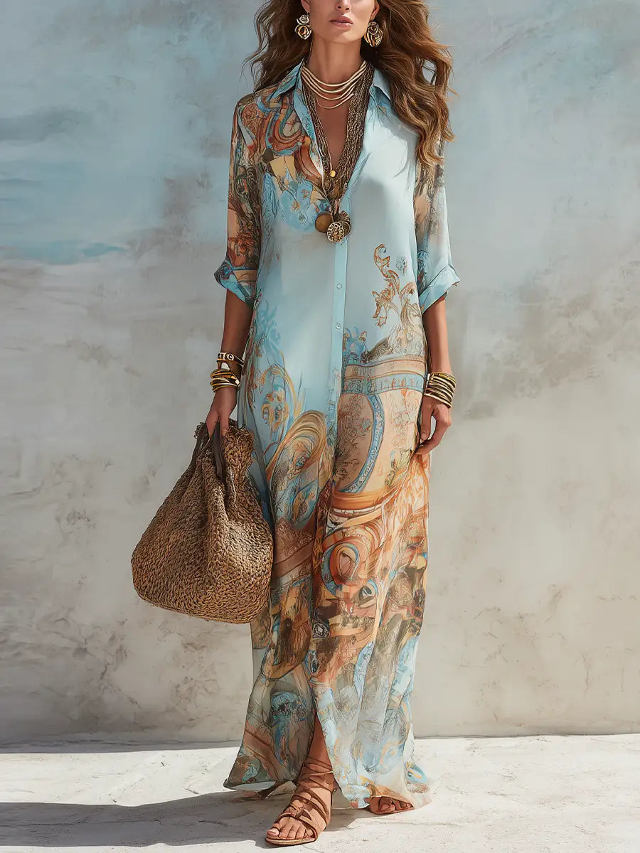 LANIA | Vestido maxi de verano