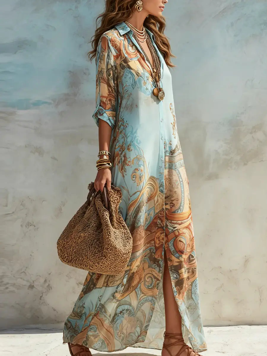 LANIA | Vestido maxi de verano