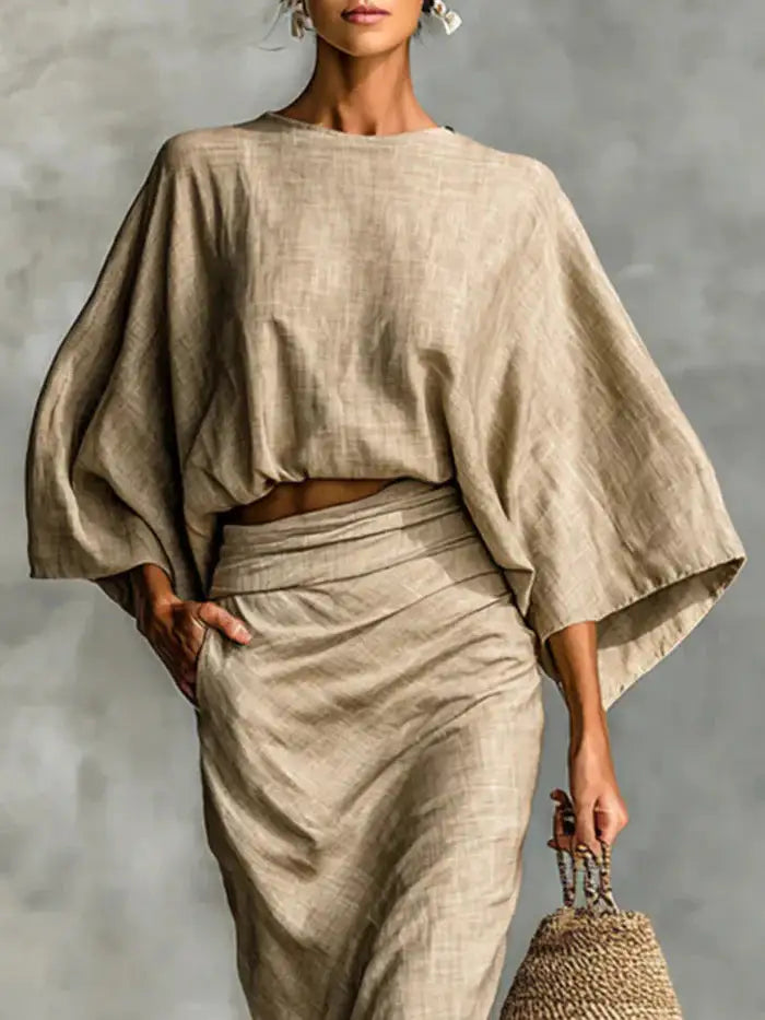 Julia™ | Conjunto de 2 Piezas con Falda