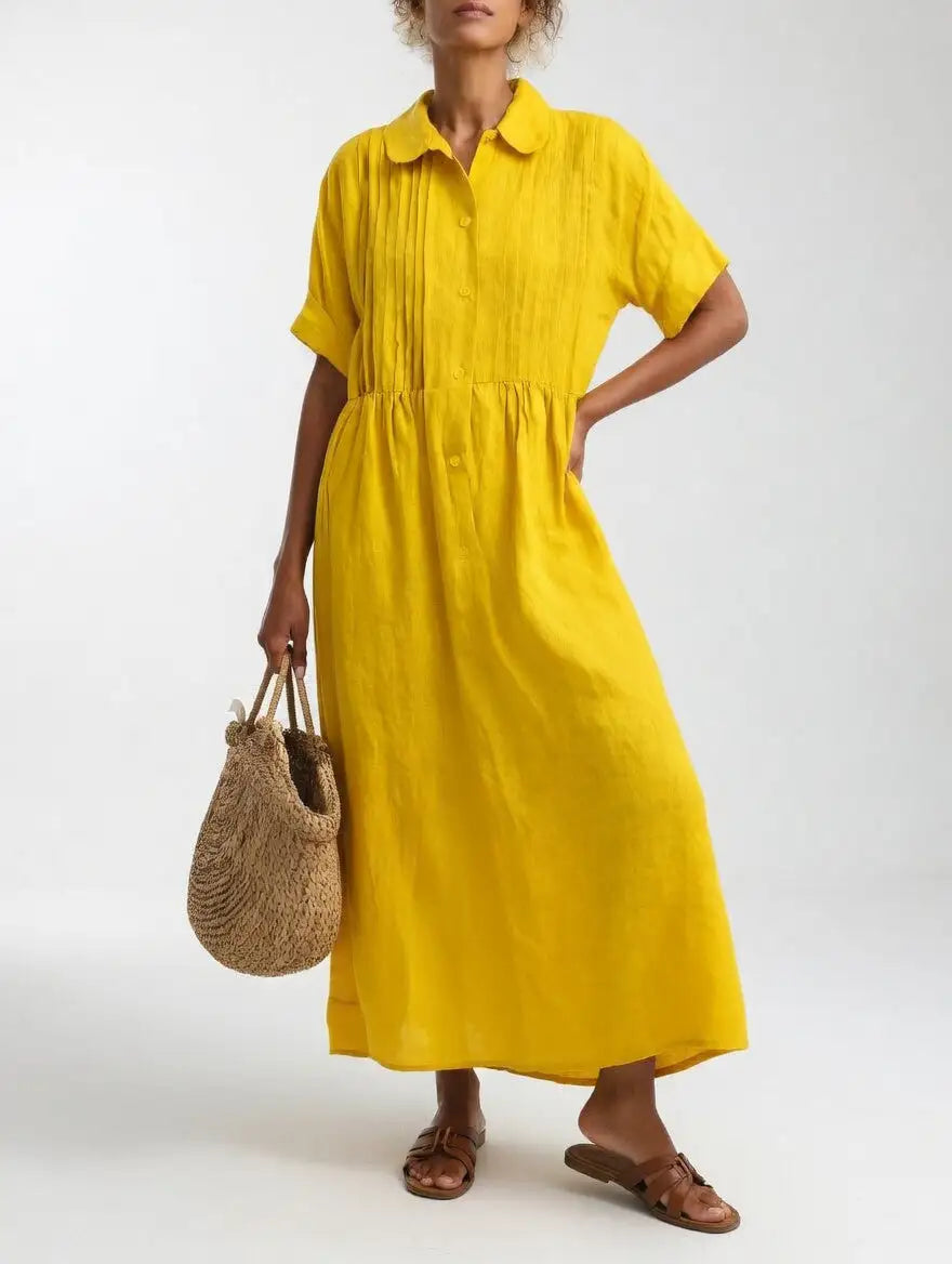 Lysandra™ | Vestido Chemise Fluido de Verano