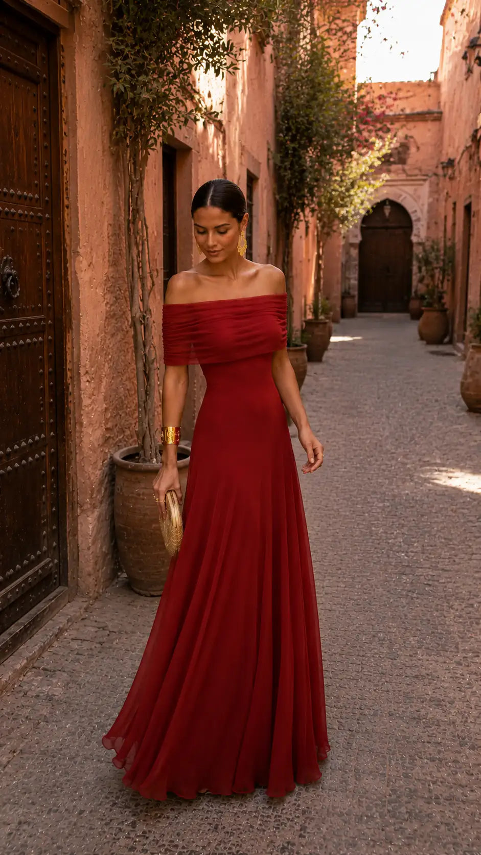 Viola | Vestido de Toledo Terracota