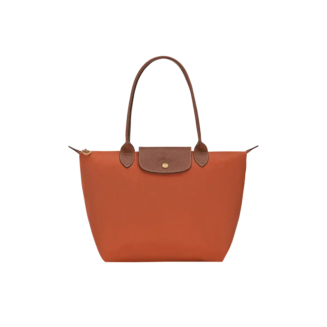 Bea | Bolso Tote Grande Plegable de Nailon, Teja