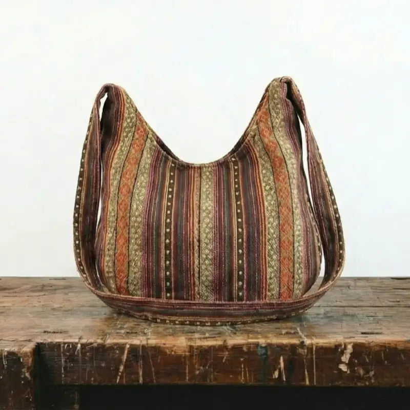 Maya | Bolso de Hombro Tejido Estilo Bohemio