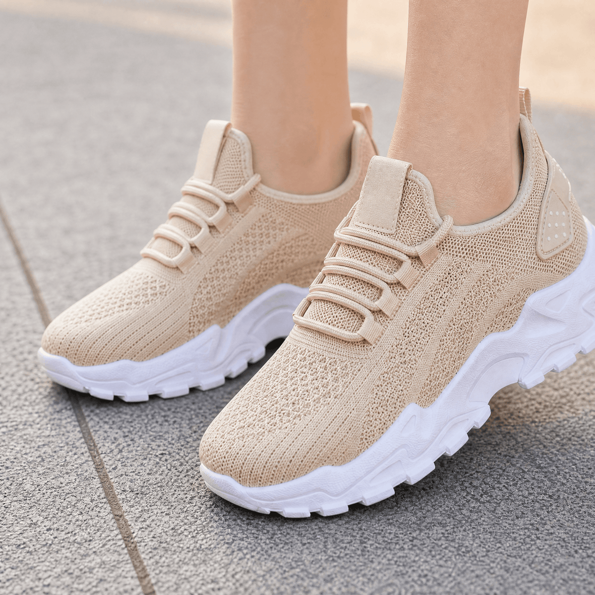 Agustina | Zapatilla de Punto Transpirable
