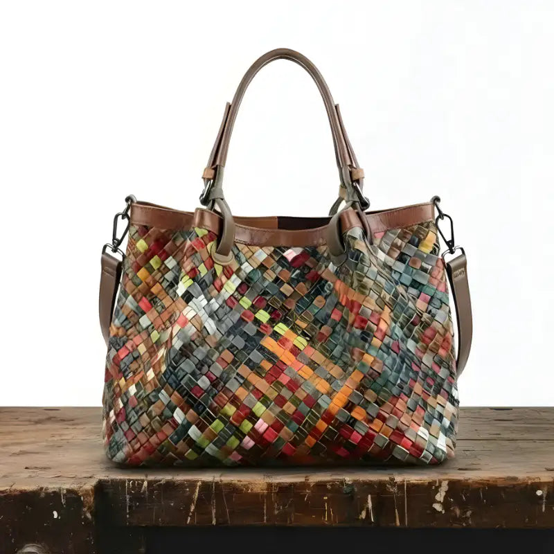 Marina | Bolso Tote con Patchwork