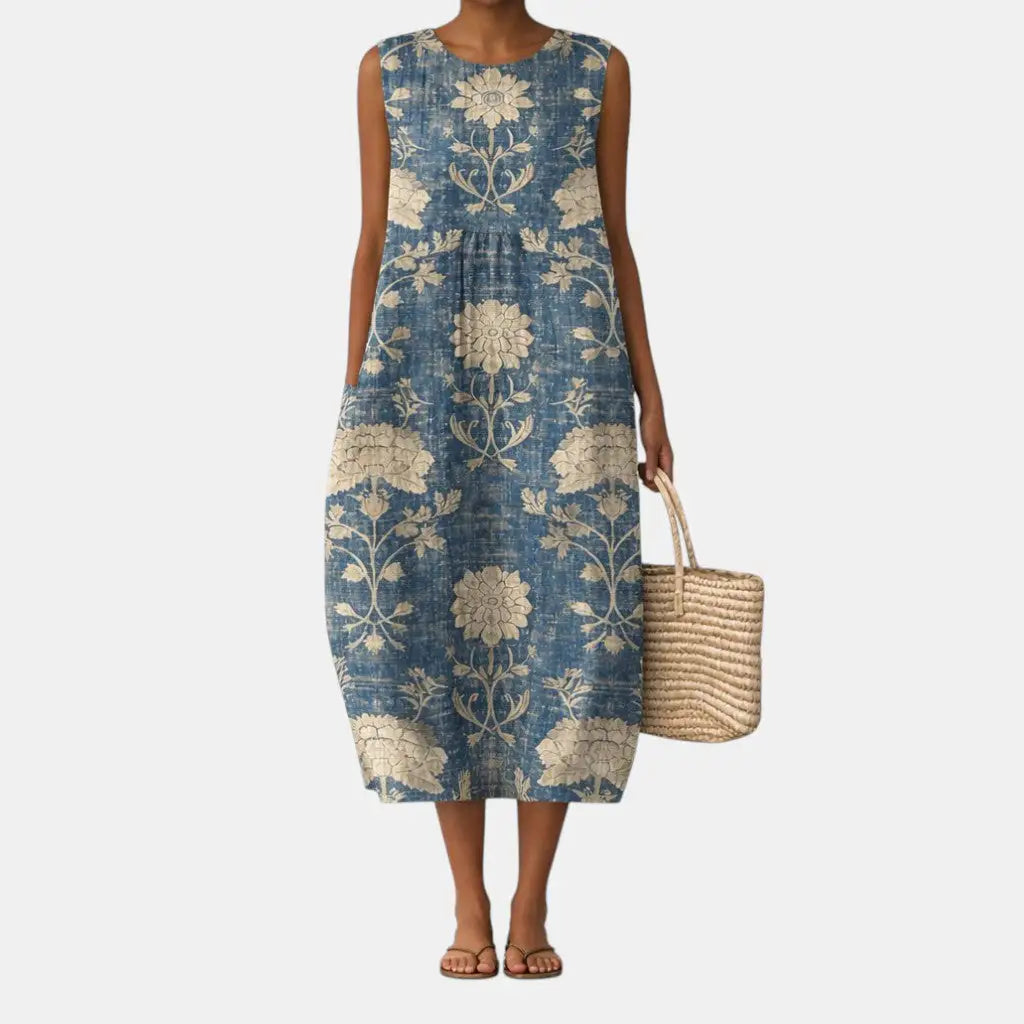 Alberte™ | Vestido midi floral clásico