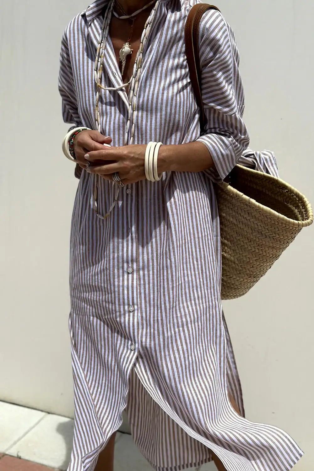 NIYARA | Vestido a rayas de temporada