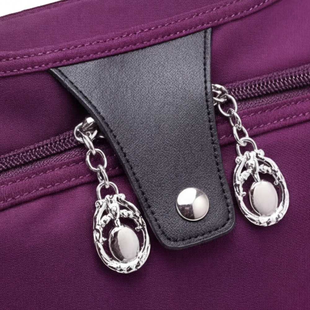 Petra | Bolso de Hombro Multibolsillo Antirrobo