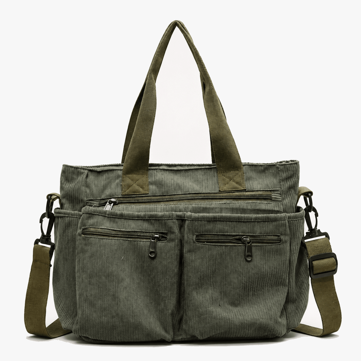 Palmira | Bolso de Hombro de Pana con Bolsillos