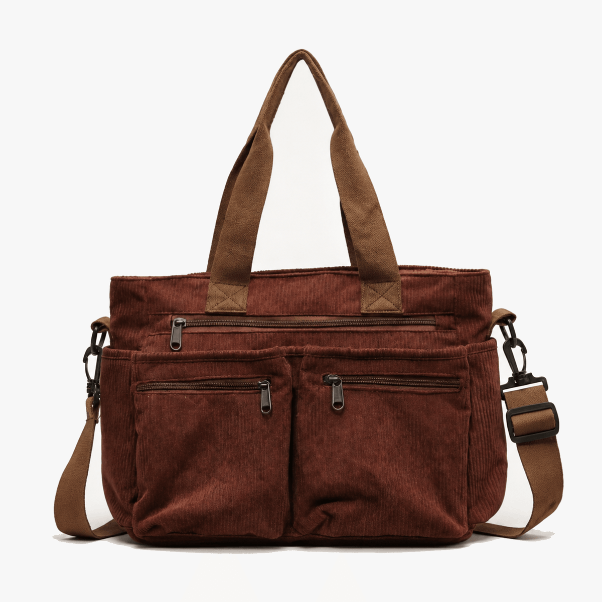 Palmira | Bolso de Hombro de Pana con Bolsillos