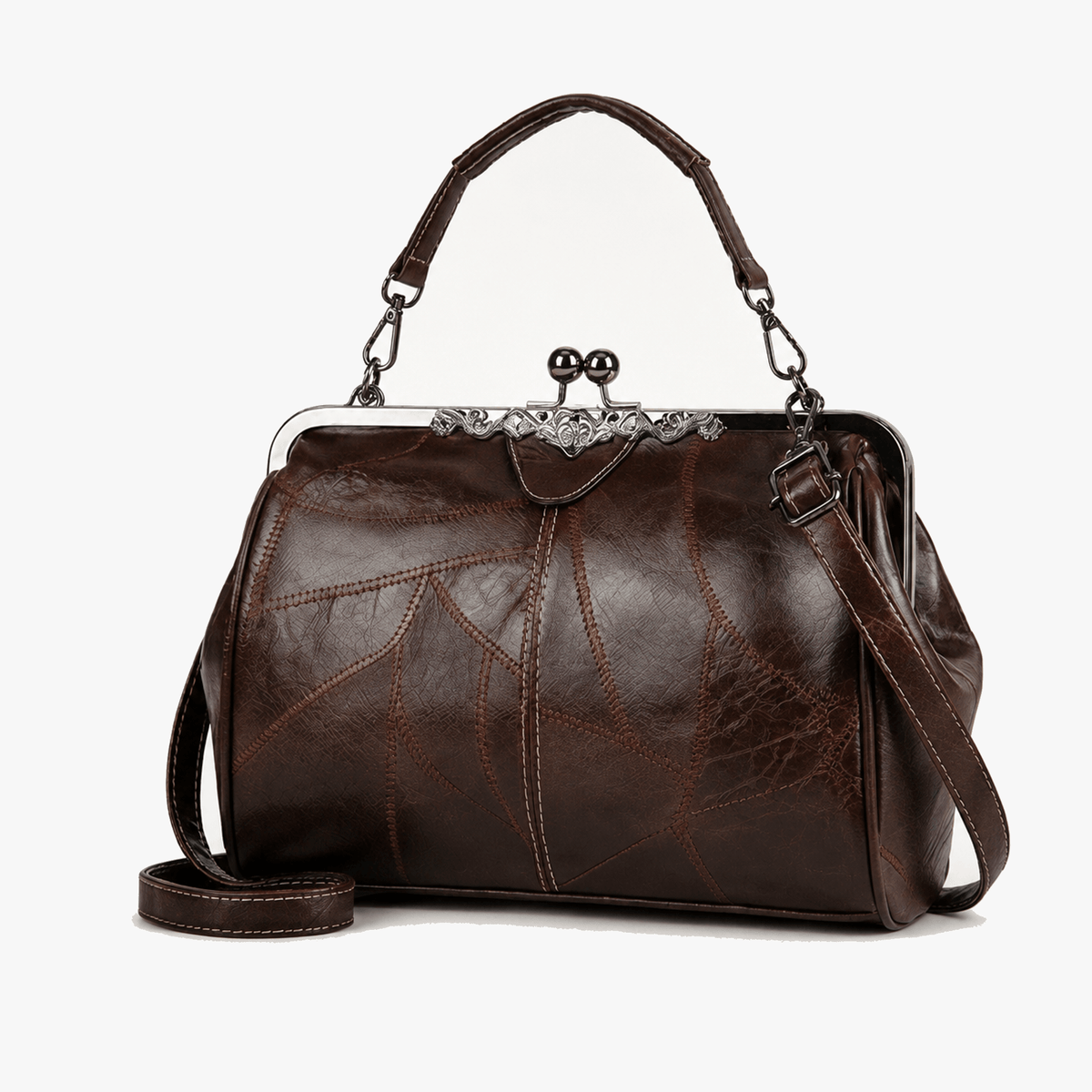 Amanda | Bolso de Mano con Cierre de Boquilla