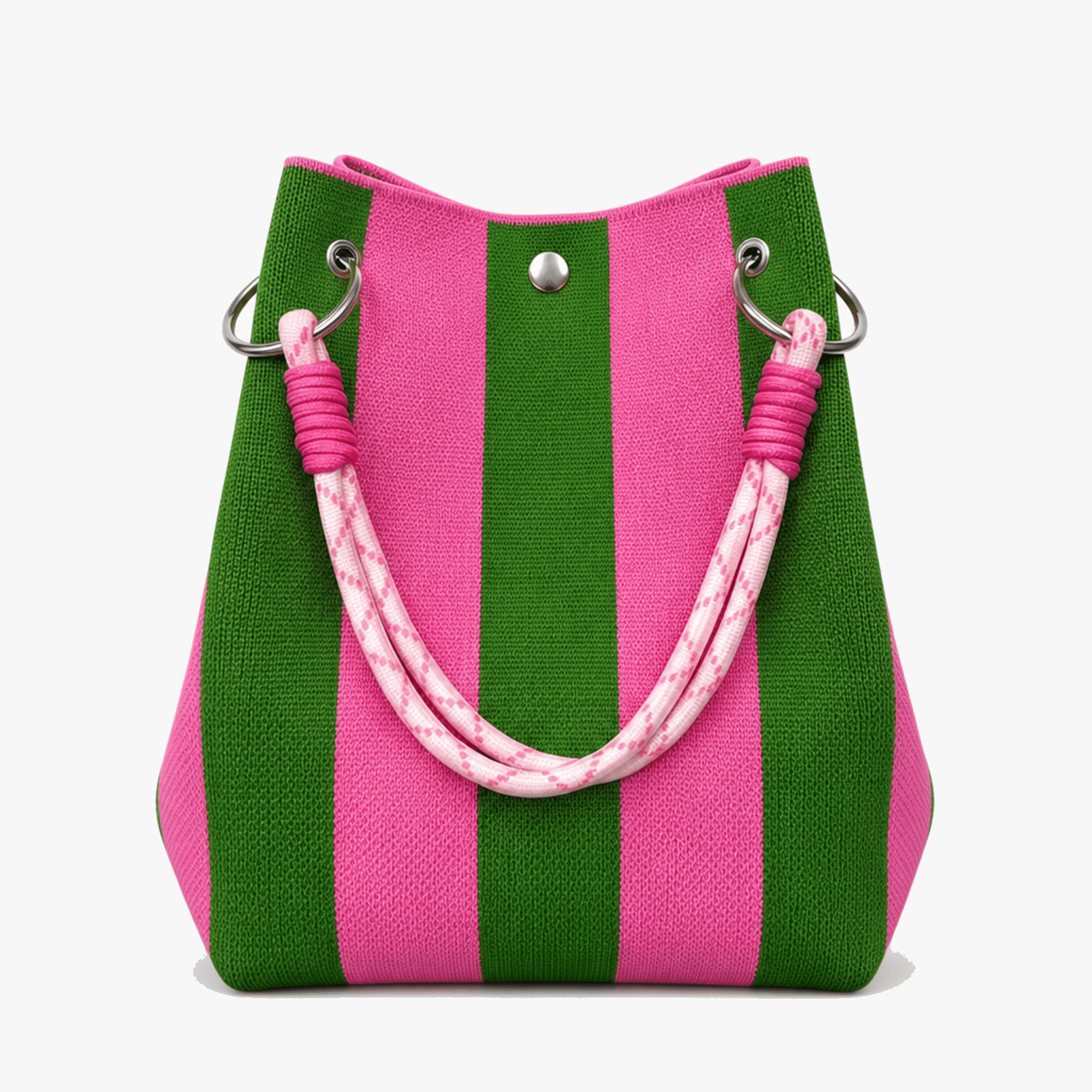 Diana | Bolso Saco de Punto a Rayas