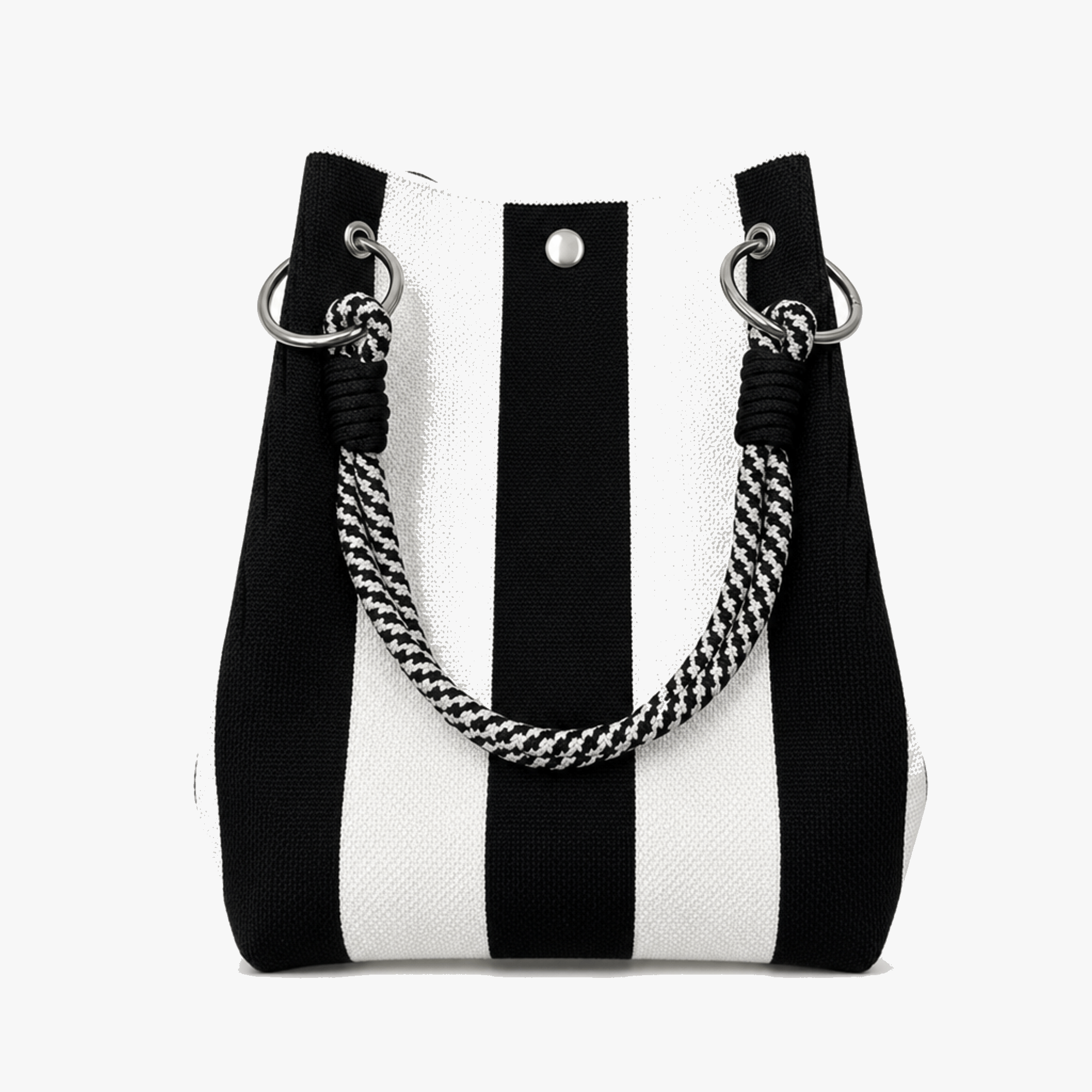 Diana | Bolso Saco de Punto a Rayas