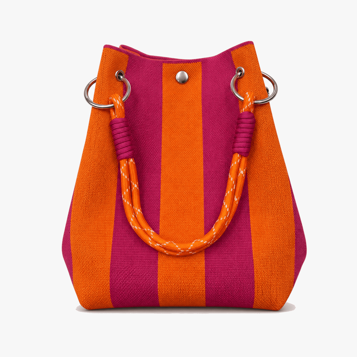 Diana | Bolso Saco de Punto a Rayas
