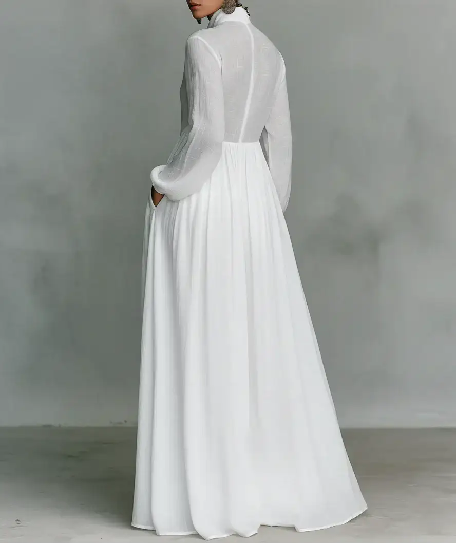 Vivaldi™ | Vestido Maxi de Lino y Algodón