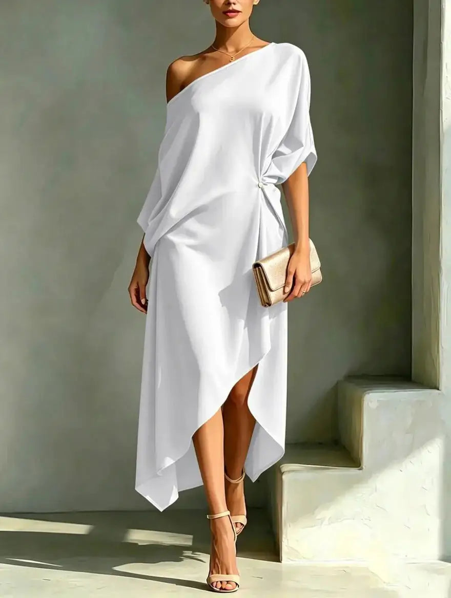 Camila | Vestido Asimétrico Elegante