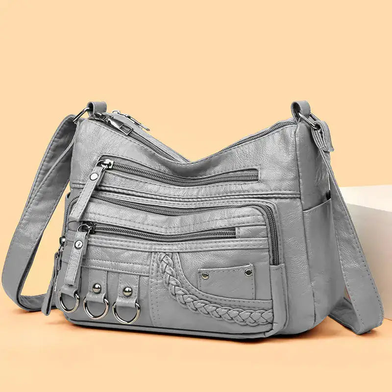 María | Bolso de Hombro Multibolsillos
