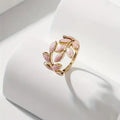Rose Leaves | Anillo con Diseño de Hojas