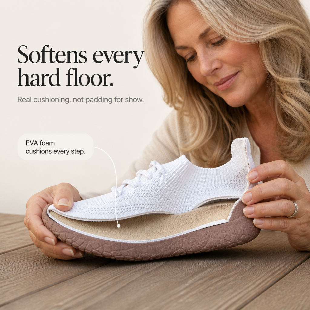 Bernarda | Zapatilla de Malla con Cuello Elástico