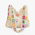 Nicasia | Bolso de Hombro de Crochet con Flores