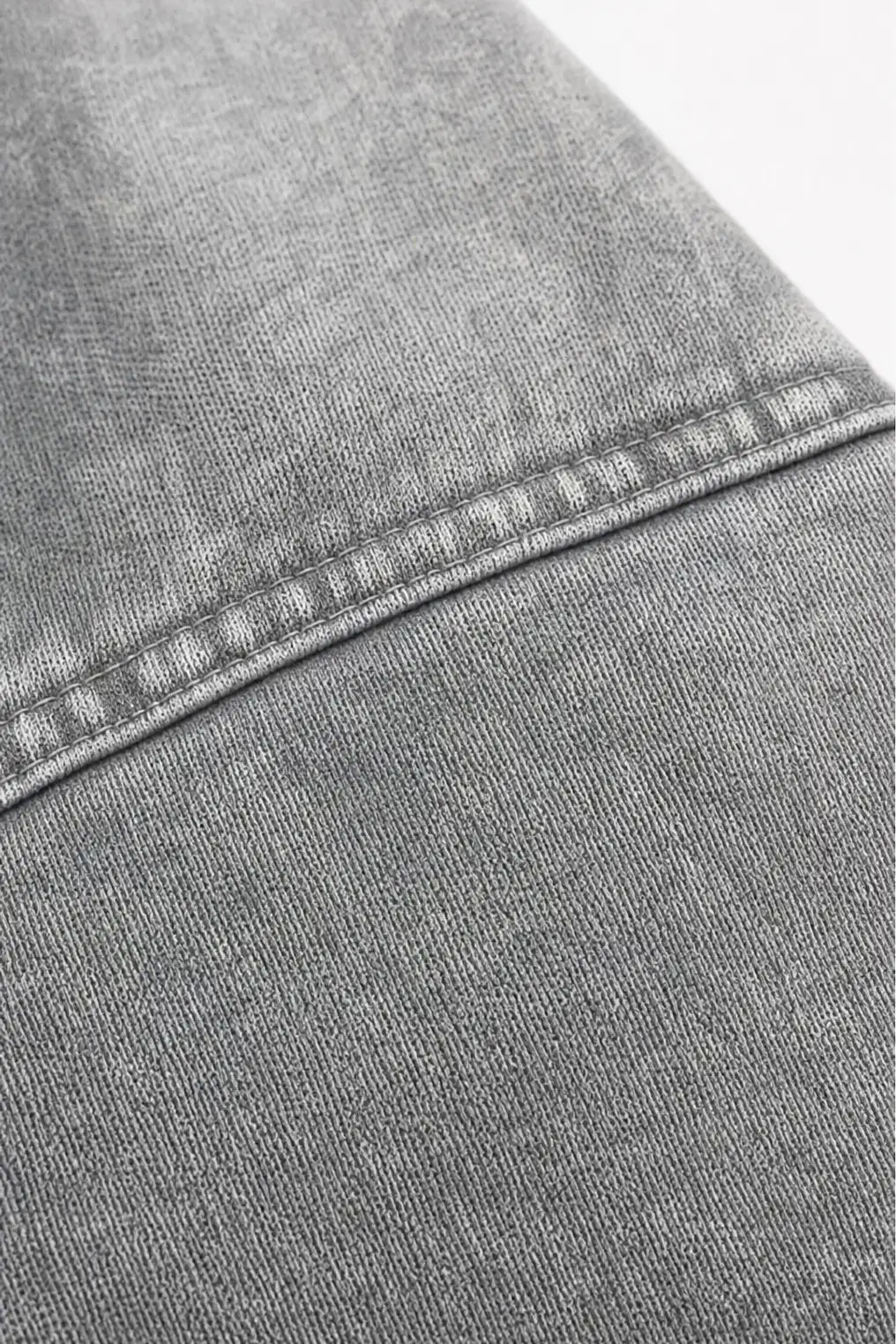 Cristeta | Sudadera con Cremallera Efecto Lavado