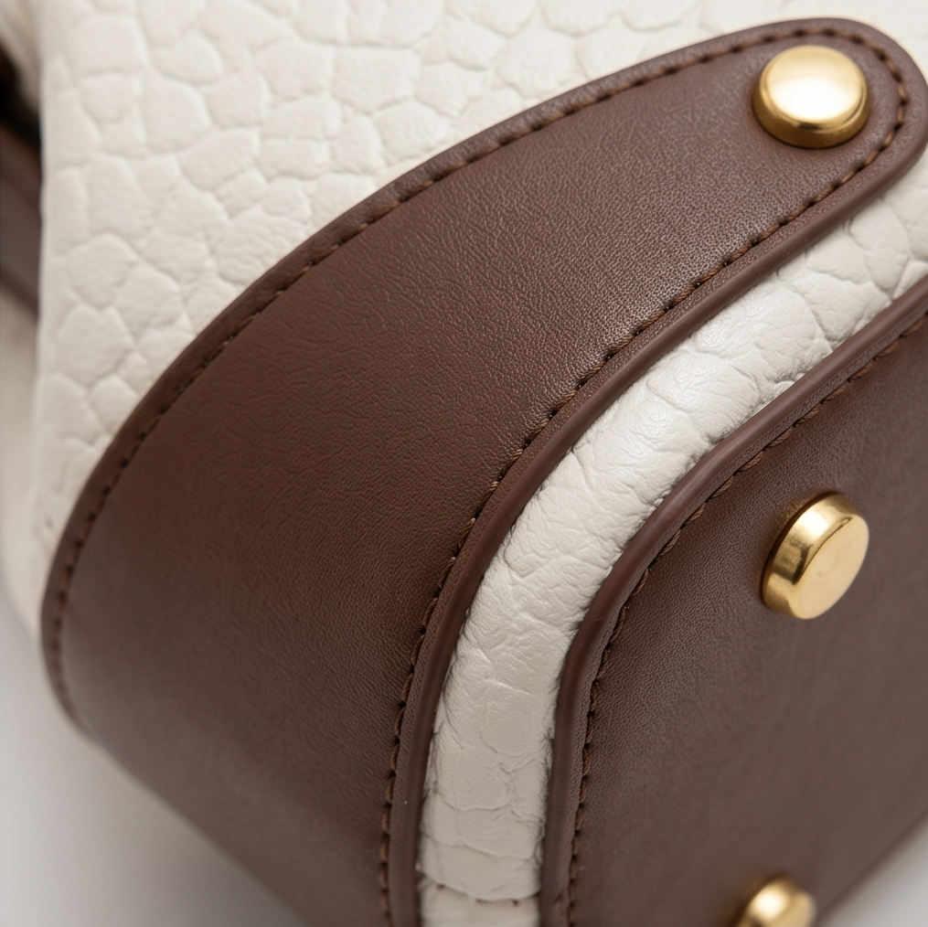 Damiana | Bolso de Mano Bicolor