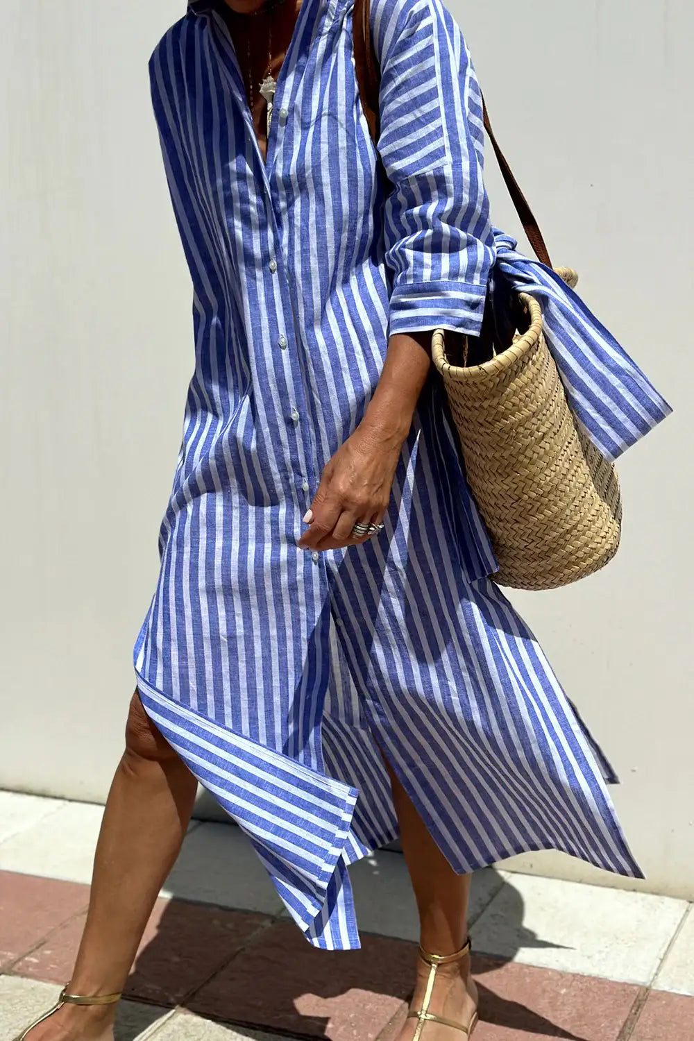 NIYARA | Vestido a rayas de temporada