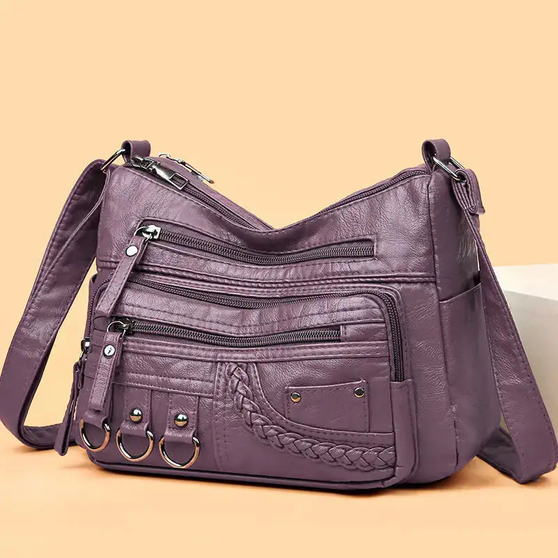 María | Bolso de Hombro Multibolsillos