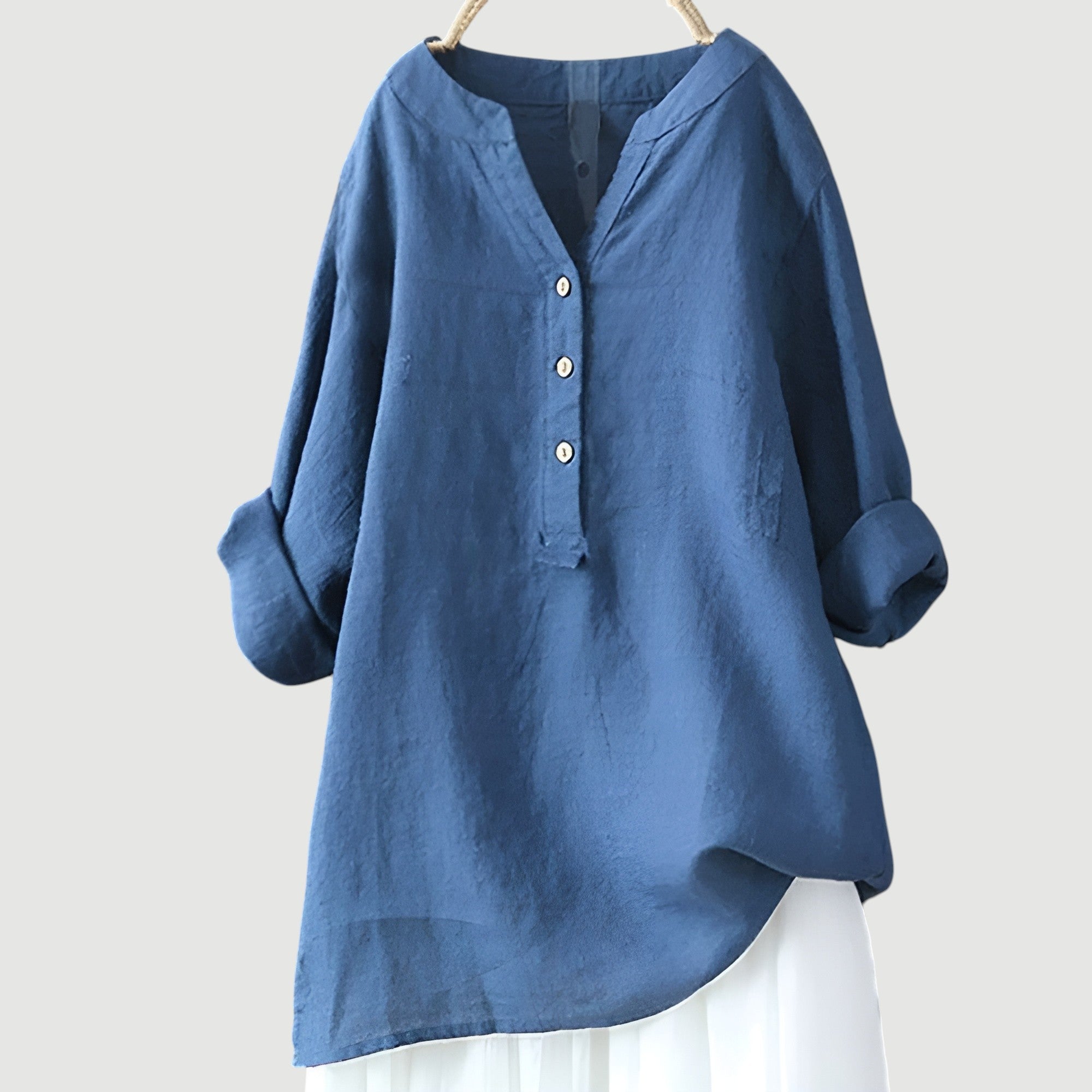 BLUSA LIGERA CON BOTONES