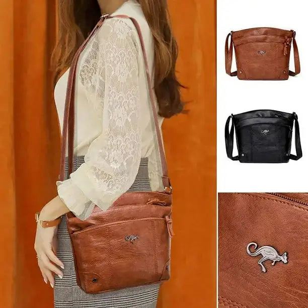 Silvia | Bolso Cruzado con Emblema