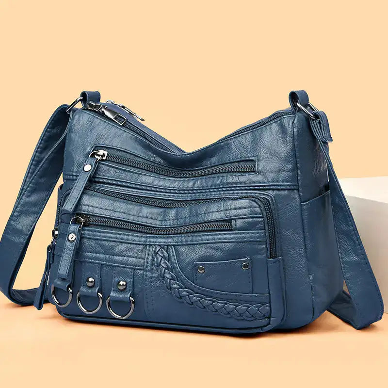 María | Bolso de Hombro Multibolsillos