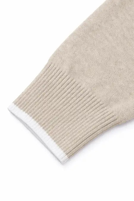 Pilar | Camiseta de Punto con Ribete Ondulado