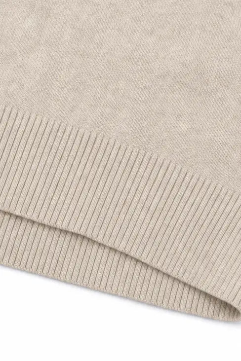 Pilar | Camiseta de Punto con Ribete Ondulado