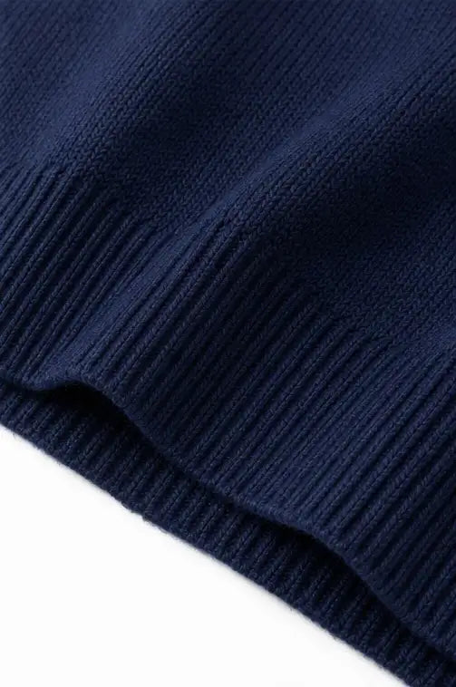 Gertrudis | Jersey Oversize de Canalé con Hombros Caídos