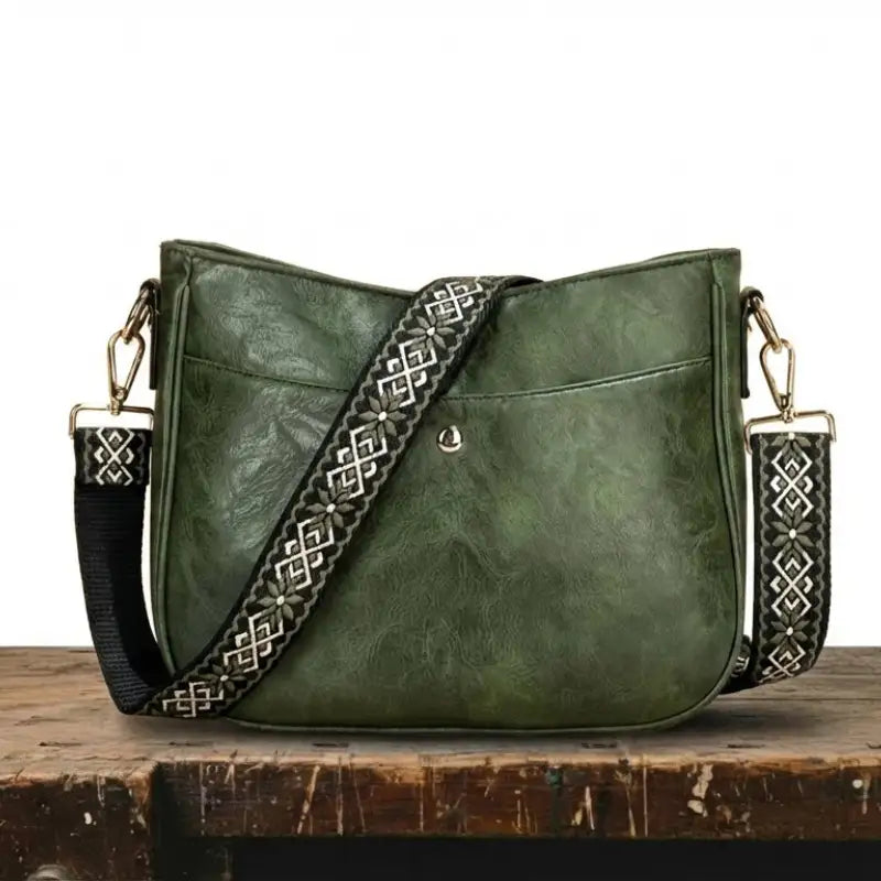 Elia | Bolso de Hombro de Cuero Vintage