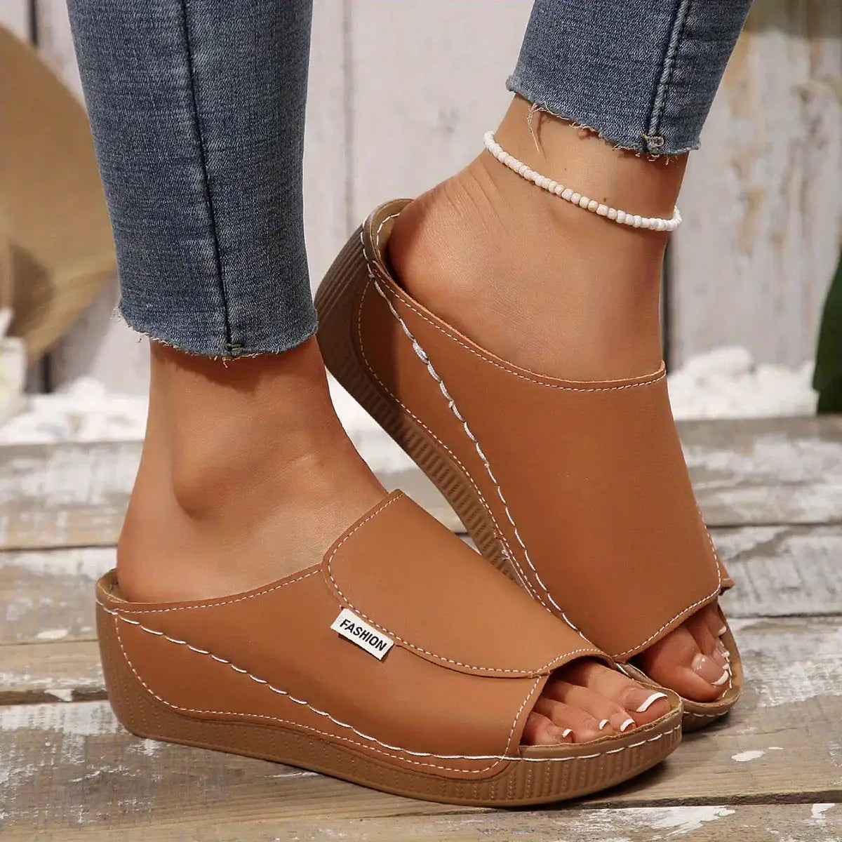 Ella | Sandalias Slip-on sin Cordones