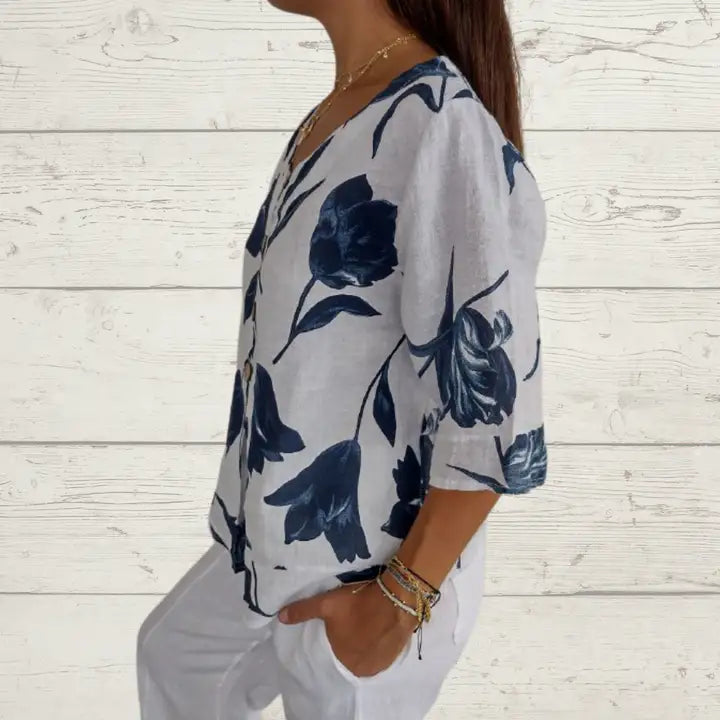 Gara | Blusa Floral para el Día a Día