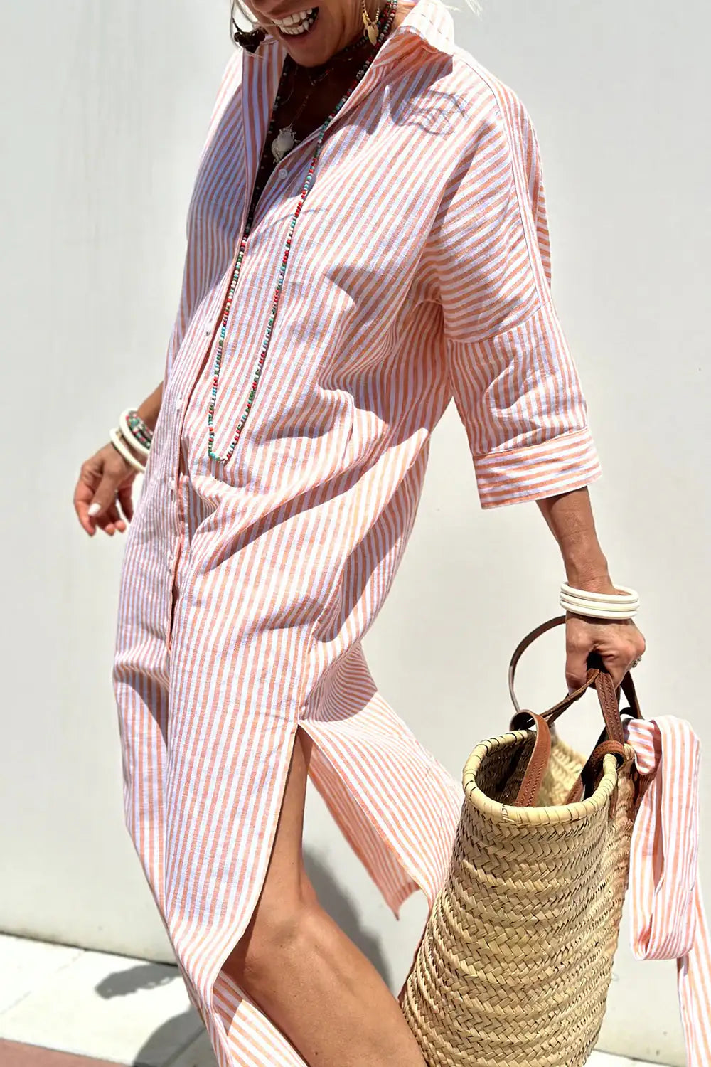 NIYARA | Vestido a rayas de temporada