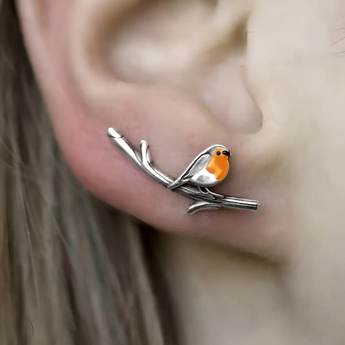Delia | Pendientes con Forma de Pájaro