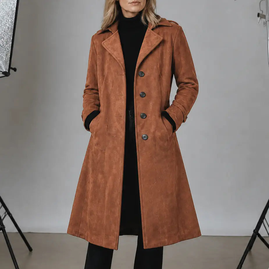 Dorotea | Gabardina de Ante Sintético